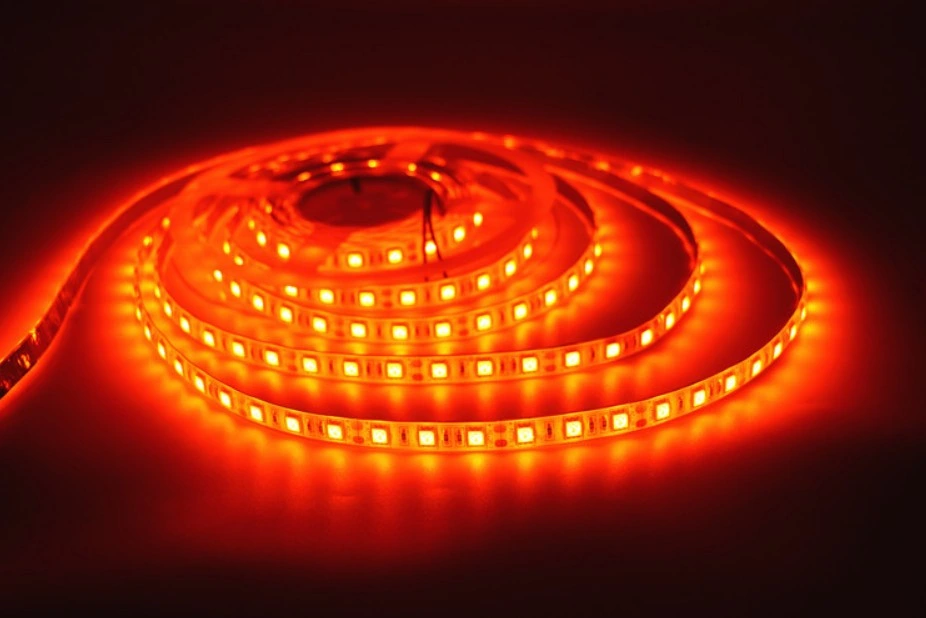 Le SMD3528 5050 LED Flexible 120LED Bandes 12V/24V DC Ice Bleu Orange Orange LED de couleur rose Streifen