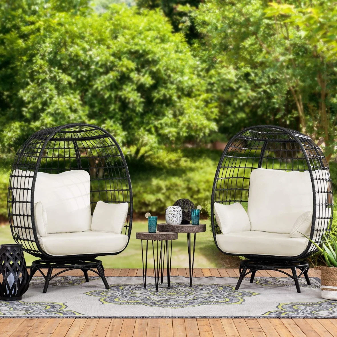 Sofá de vime em ratã Home Garden Luxury Hotel Furniture Outdoor Garden Cadeiras