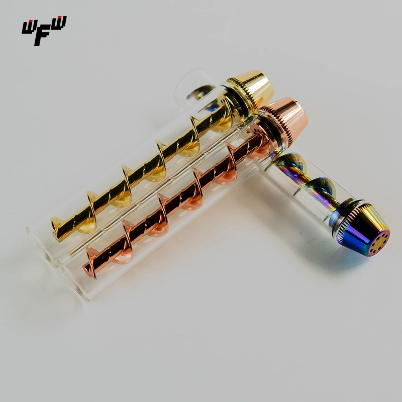 V12 Custom Logo Twisty Blunt Pipe Set for Men Women Adults