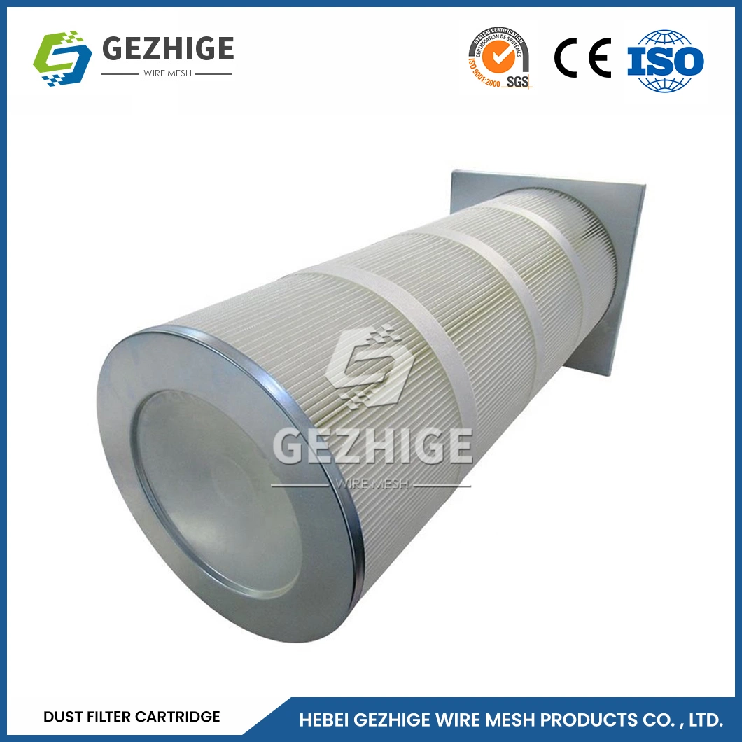 Gezhige Big Water Filter Cartridge Wholesale/Supplierr &phi; 100 &phi; 150 Cloth Bag Dust Filter Cylinder Filter Cartridge China Dust Air Filter Cartridge