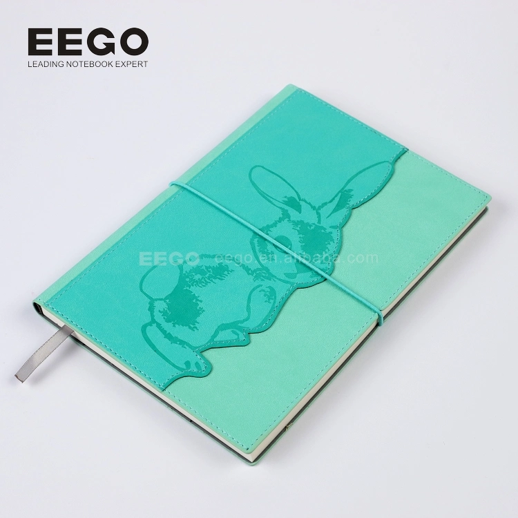 New Arrival Cute Custom Pattern Pocket Notebook Cover Design A5 Size with Elastic Band