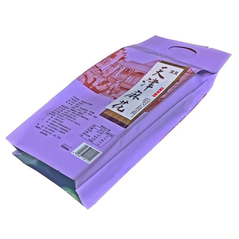 Quite Attractive Custom Printed Snack Packaging with Side Gusset for Cookie Candy Grain