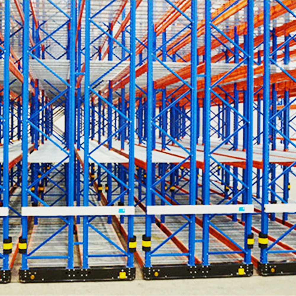 Electrical Powered Heavy Duty Floor Track Guided Movable Racking System