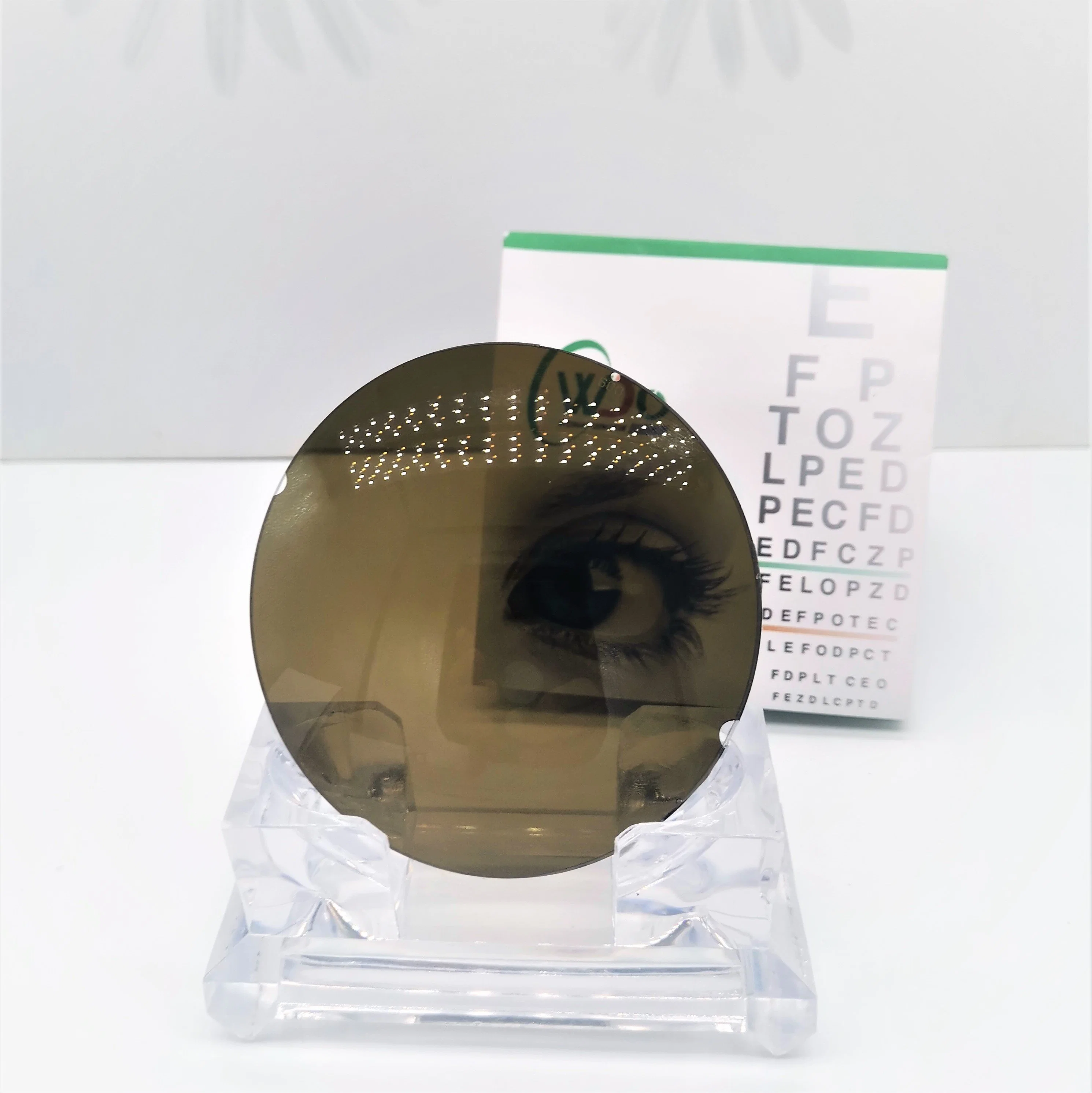 Fabricante Semi-Finished Cr39 1,49 1.499 verde gris marrón polarizado lentes lentes de gafas de UC