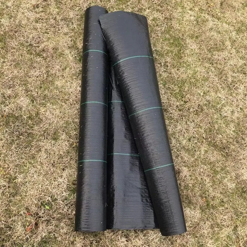 Weed Barrier Landscape Fabric Heavy Duty Woven Weed Control Fabric Geotextile Fabric for Underlayment Garden Lawn Fabric Outdoor Weed Mat