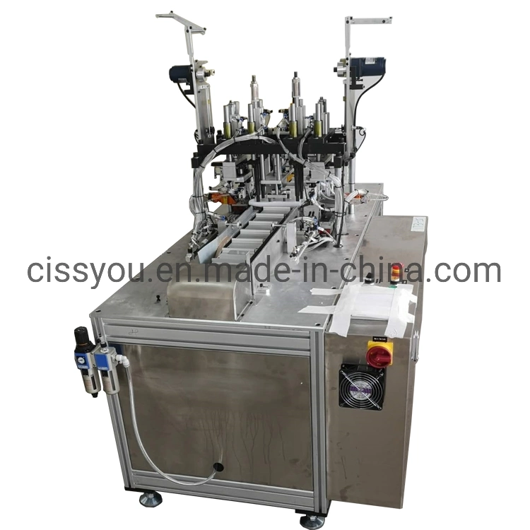 Semi Auto 3 Layer Nose Mouth Facial Respirator Disposable Face Making Mask Manufacturing Machine Line Maker