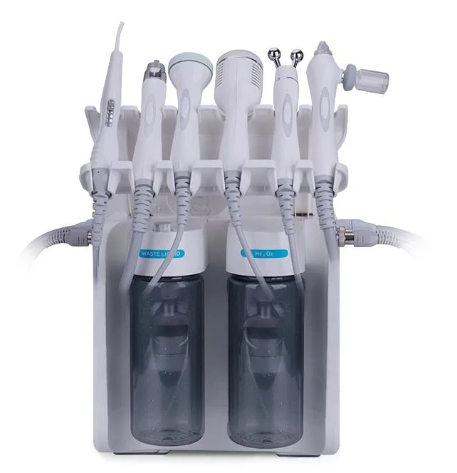 H2O2 Hydrafacial Oxigénio Microdermabrasion máquina portátil da Máquina 6 em 1