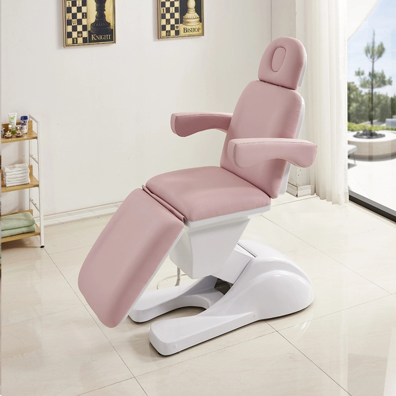 Cadeiras de SPA para massagem em salão de beleza, para pés, unhas e manicure, com luxo e venda de encanamento. Conjunto de móveis de beleza não incluso. Cadeira de pedicure rosa com forro.