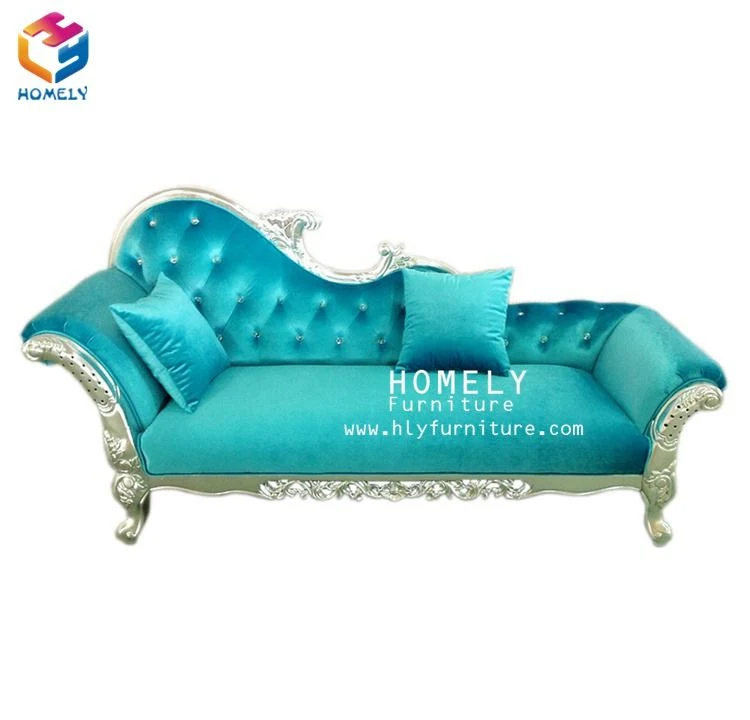 Eroupean Style Fabric Sofa Chaise for Bedroom/Living Room/Banquet