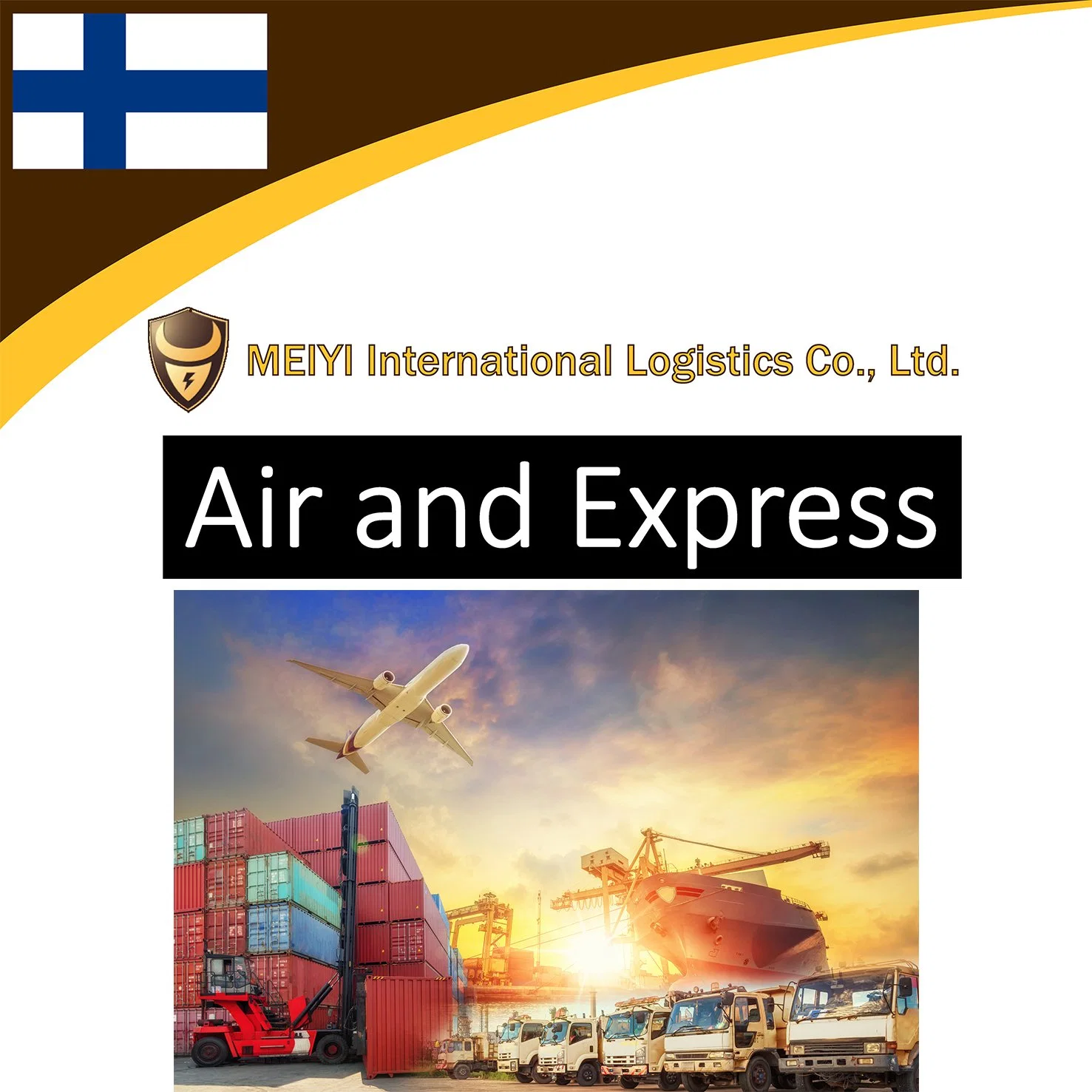 Services d'expédition de la Chine à la Finlande en logistique internationale de l'air de l'air freght expédition la plus rapide et le meilleur transitaire international