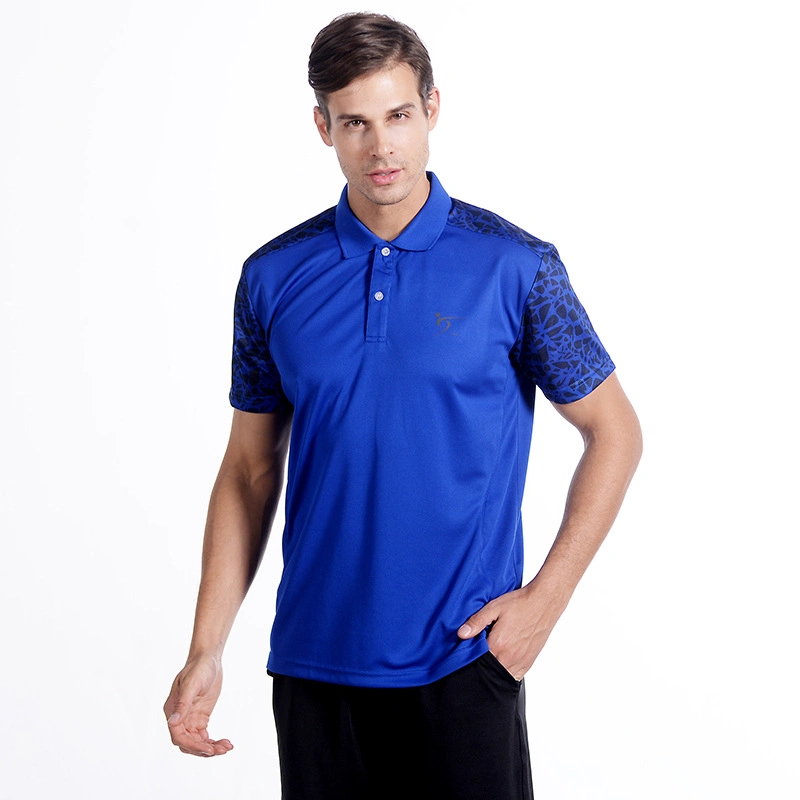 Customized Mens Badminton Tennis Short Sleeve Sports Polo Shirt Wholesale/Supplier Cheap Price