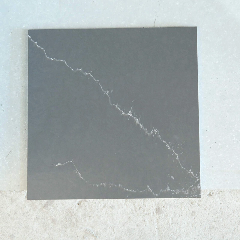 Modern Solid Surface Grey and White Veining Marble