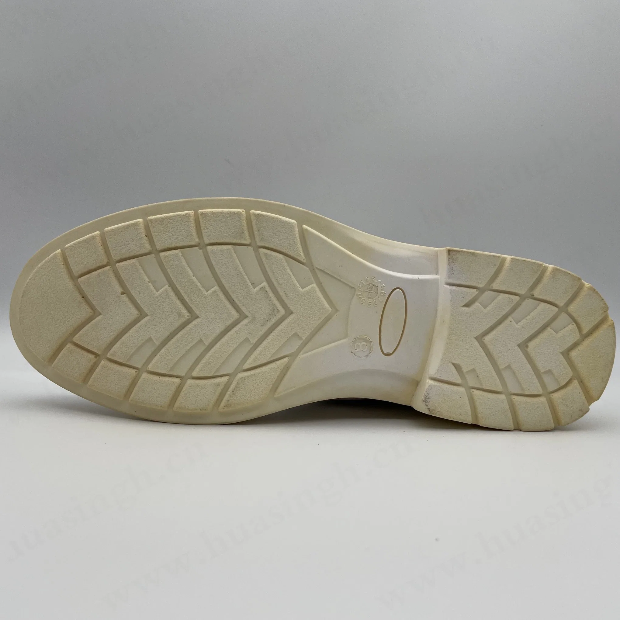 Gww, Corte medio de acero puntera inserto antiestático Blanco Zapato de seguridad químico Industrial resistente a ácidos y álcalis Botas de trabajo Hsw011