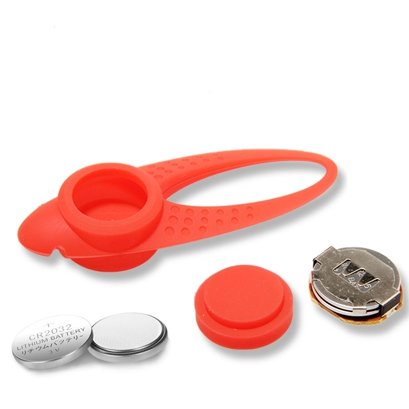 PET Supplies LED Hund Silikon USB wiederaufladbare bunte Licht Anti-Lost Kragenanhänger