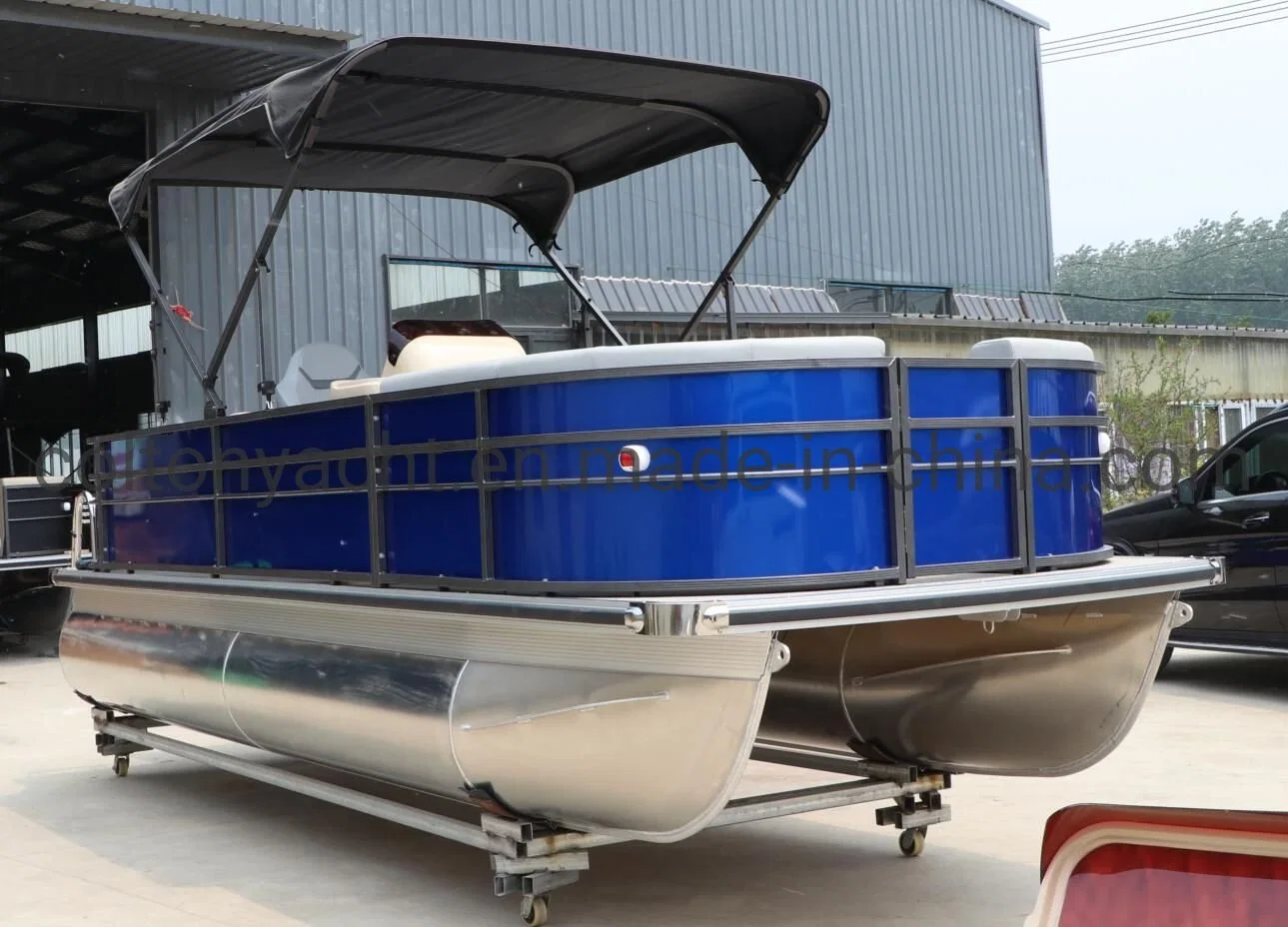 Luxury Aluminum Fishing Pontoons Boat for Sale