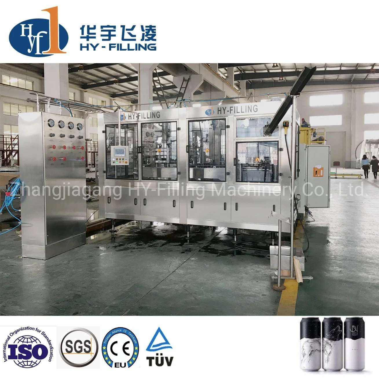 Can Aluminum Water Filling Cola Carbonated Beer Canning Line Pet Aluminum Tin Can Filler and Seamer Beverage Packaging Liquid Filling Machine