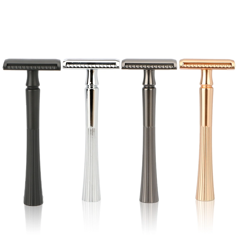 D673 Gold Color Zero Waste Zinc Alloy Material Women&prime; S Shaving Classic Safety Razor