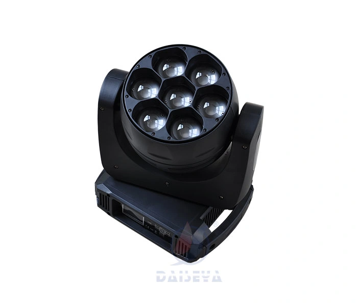 7*40W RGBW 4in1 LED Zoom Beam Wash Moving Head Light