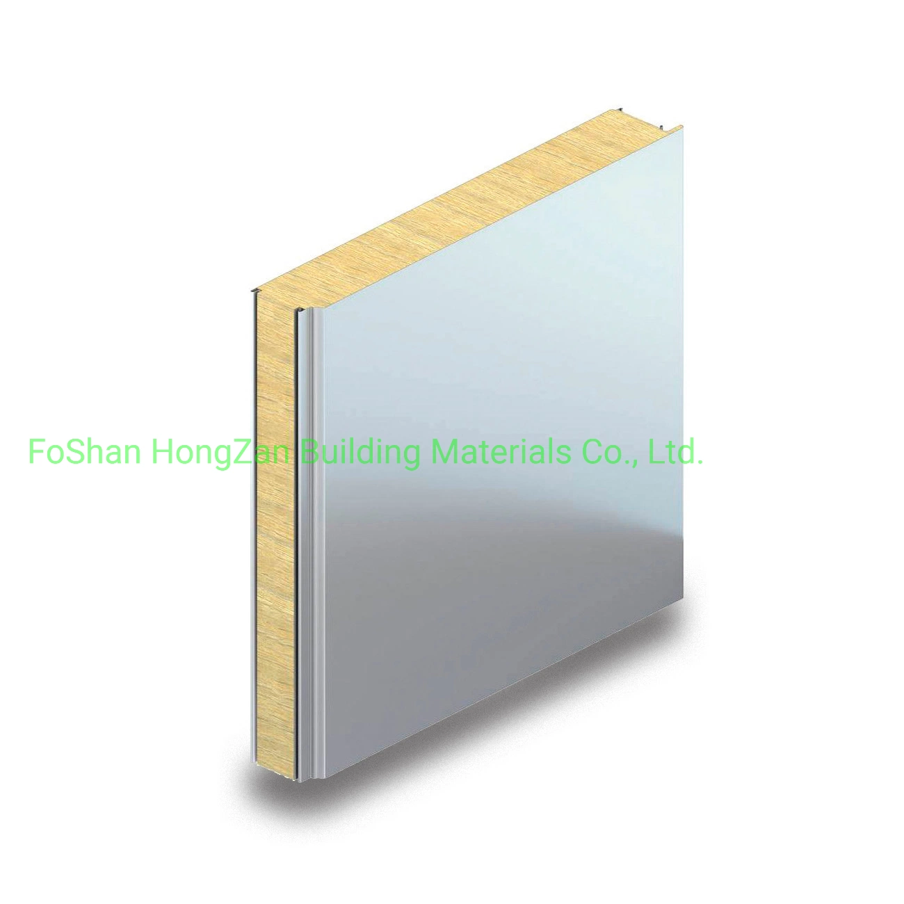 Sound Absorption Rock Wool Aluminum Sandwich Panel for Ship Hull