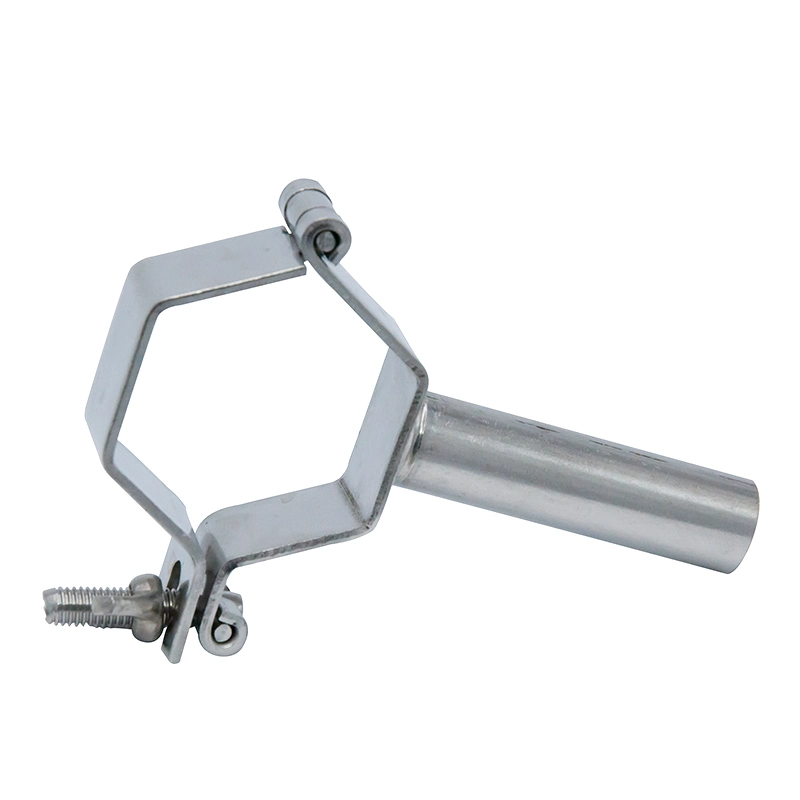 SS304 Stainless Steel Hex Pipe Hanger Pipe Bracket with Tube