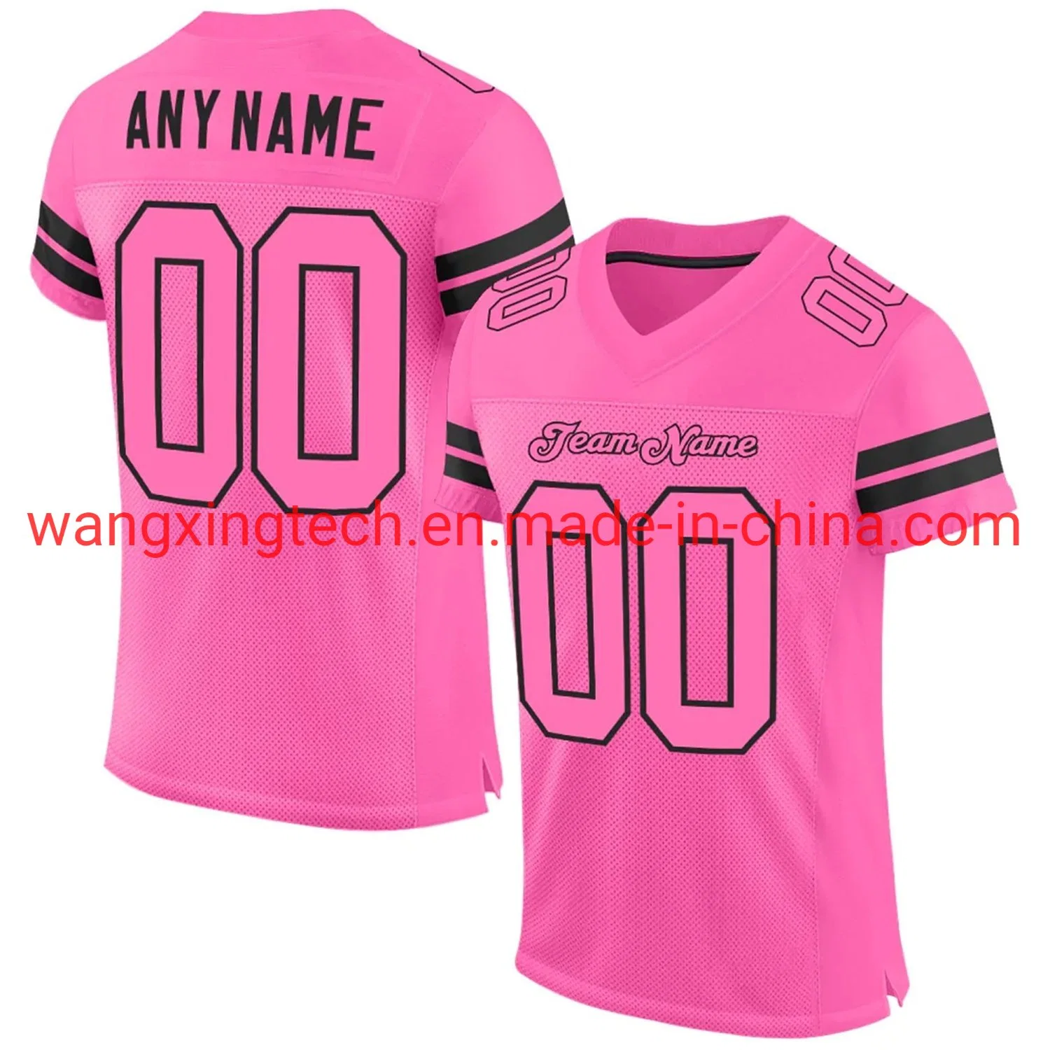 Cheap Custom Philadelphia para mulher Kid Embroidered Limited Pink Football Camisolas