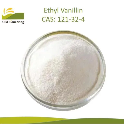 Food Additive Flavors Spices Fragrance Vanilla Powder Vanillin for Ice Cream Cake etc. 121-32-4