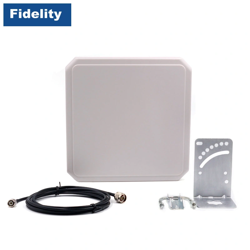 Fidelity IP67 Waterproof Circular Polarization 10m Long Range RFID 9dBi UHF Outdoor Panel Antenna