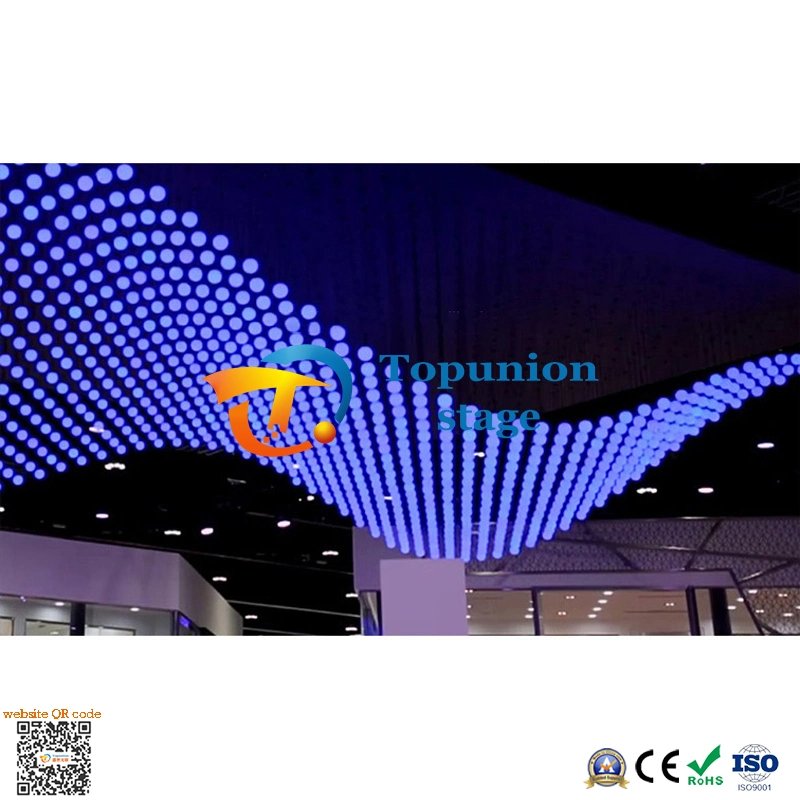 Professional Dazzling Colors Stage Lights CNC Suspended Emitting Kinetic Sphere Balls