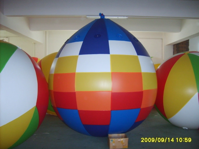 Boyi flotante Publicidad Aire caliente Helio inflable globo