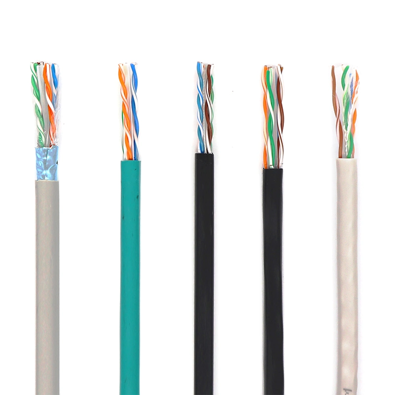 Ethernet RJ45 Cat6A Cat7 Cat5 de alta qualidade, 0,3 m, 5 m, 305 m. Cabo de rede