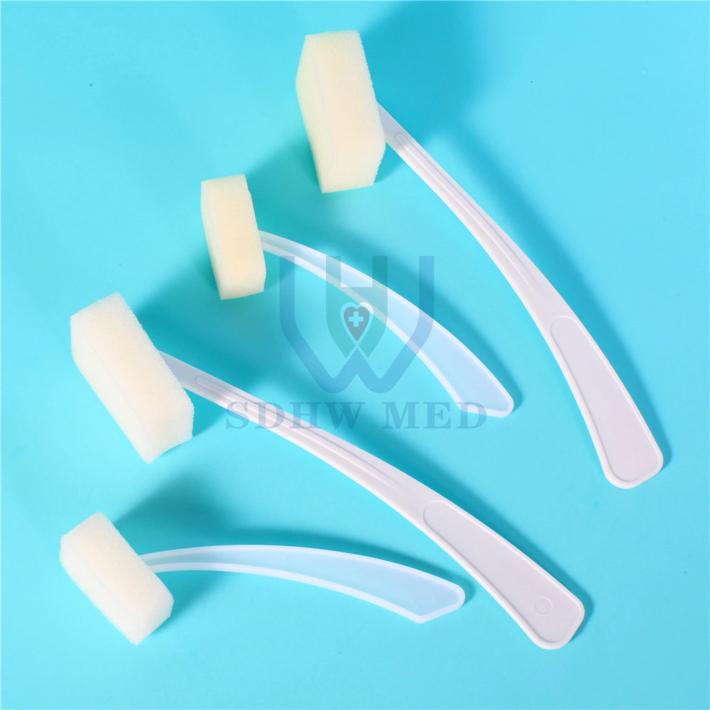 Skin Cleaning Small Useful Sponge Medical Brush in Hospital Used