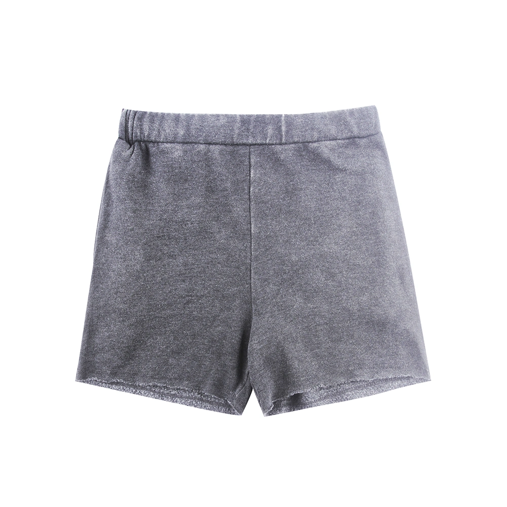 Stockpapa Garment Wash Kids Knit Shorts Apparel Stock