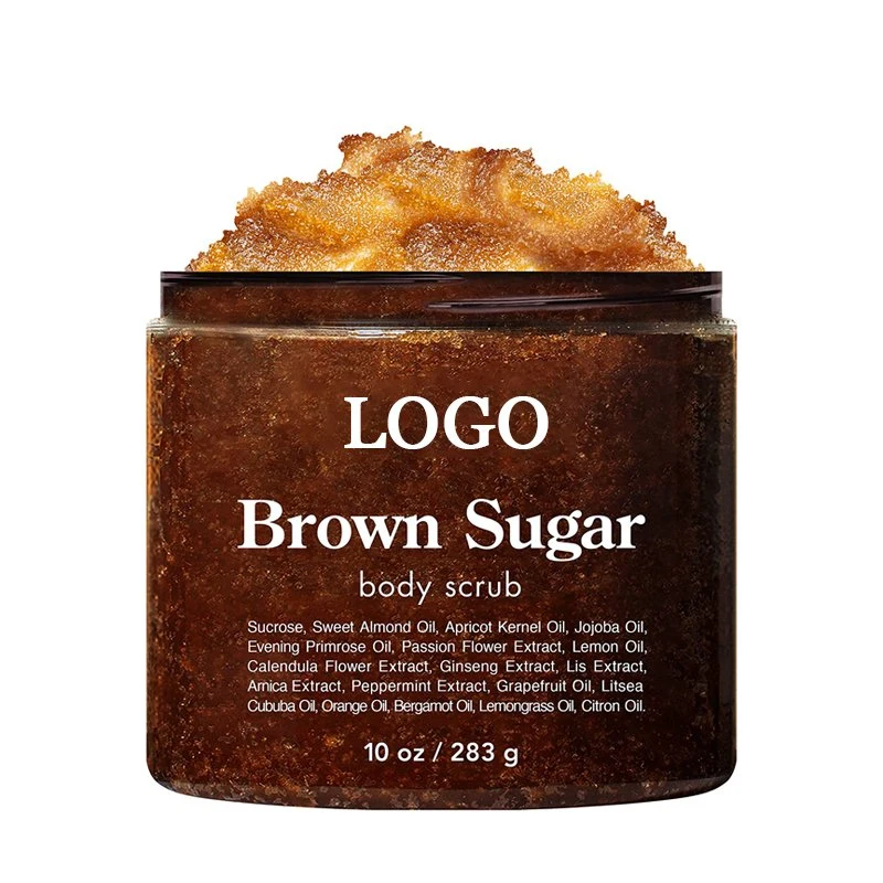 Brown Sugar Body Scrub for Exfoliating Body, Face, Hand, Foot