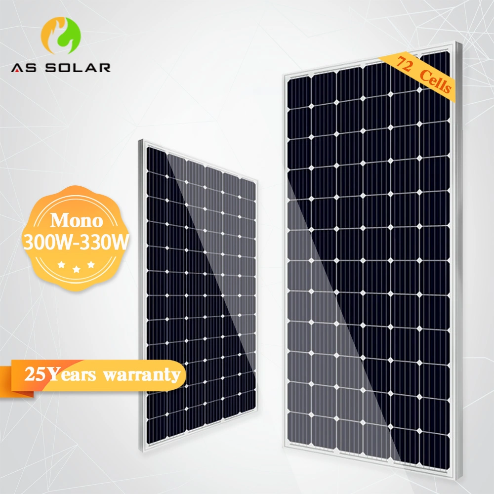 310W Mono Solar Panel Solar Module Construction 72 PCS Solar Cells