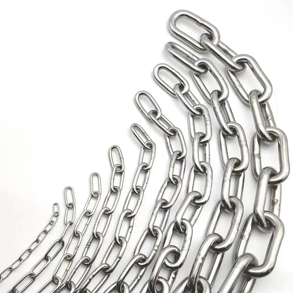 Factory Chain Manufacturers Wholesale/Suppliers Price 10 mm - 24mm Steel Link Chain