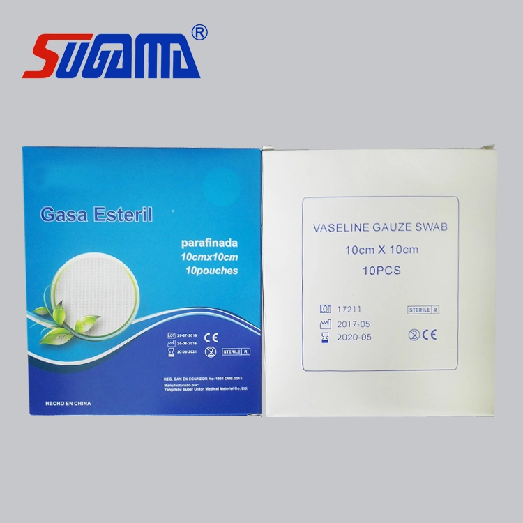 Medical Absorbent Steriled Cotton Caseline Gauze