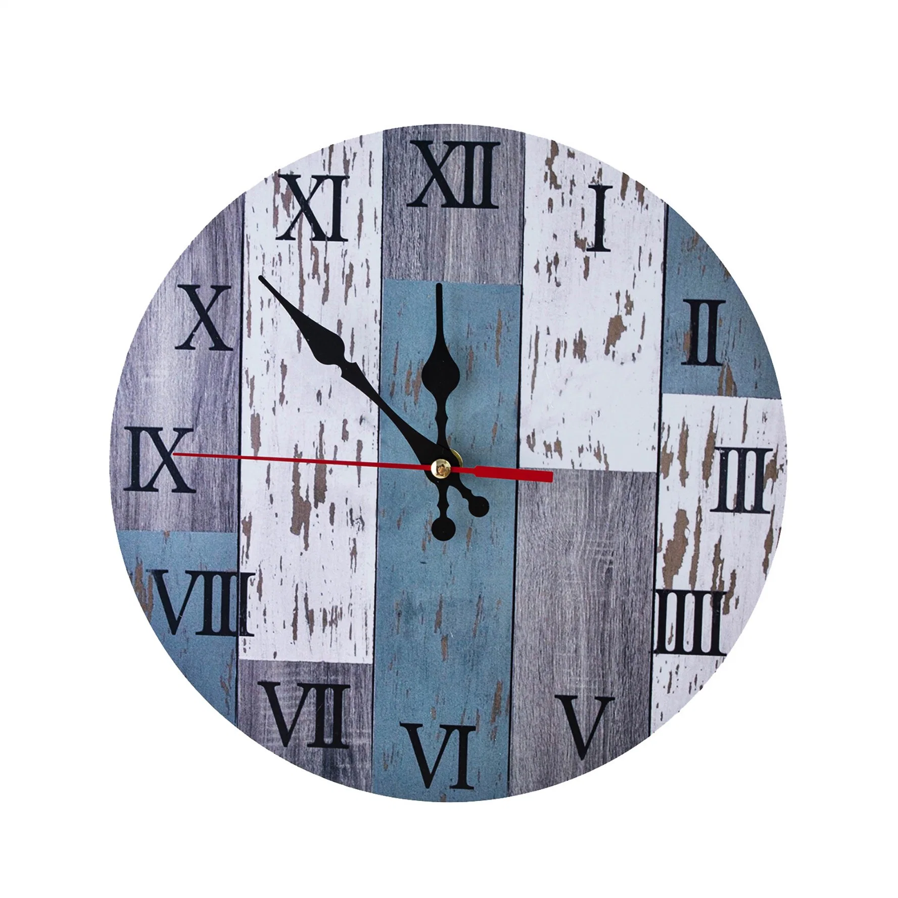 Battery Operated for Living Room for Living Room 10 Inch Silent Non-Ticking Wooden Wall Clocks