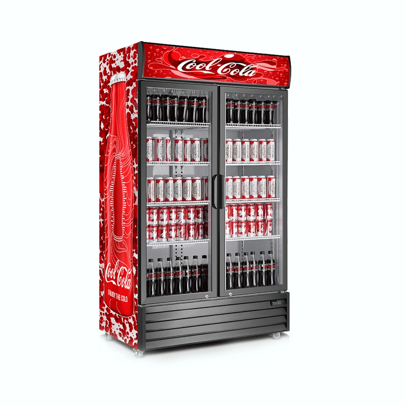 Refrigerator 880L Temperature Control Digital Display Two-Door Electronic Portable Cooler
