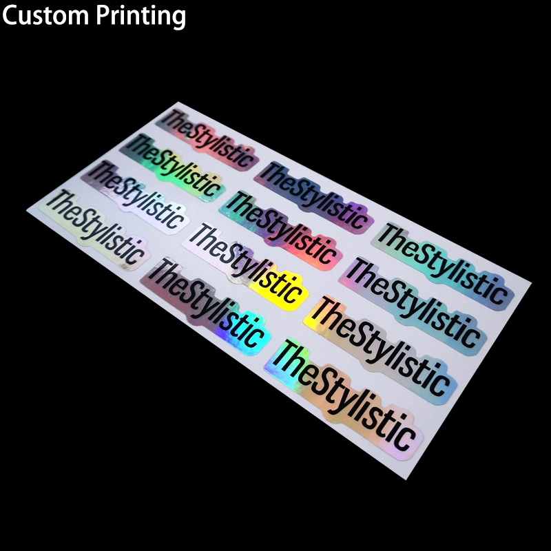 Custom Printing Logo Waterproof Brand PVC Paper Color Private Label Sticker