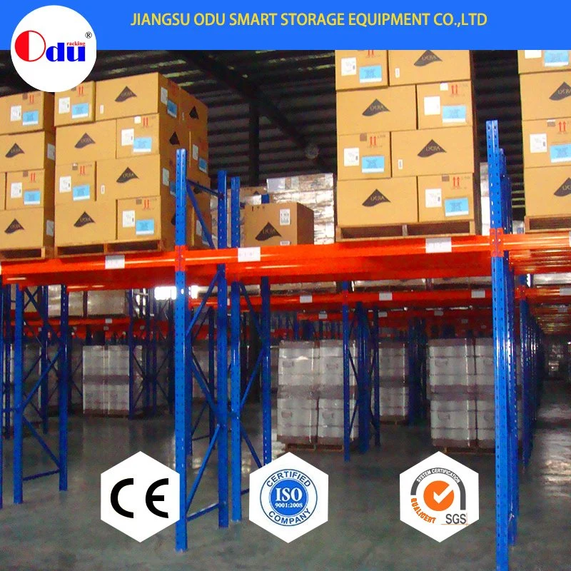 De acero reforzado Pallet Rack selectivo para el almacenamiento de nave industrial