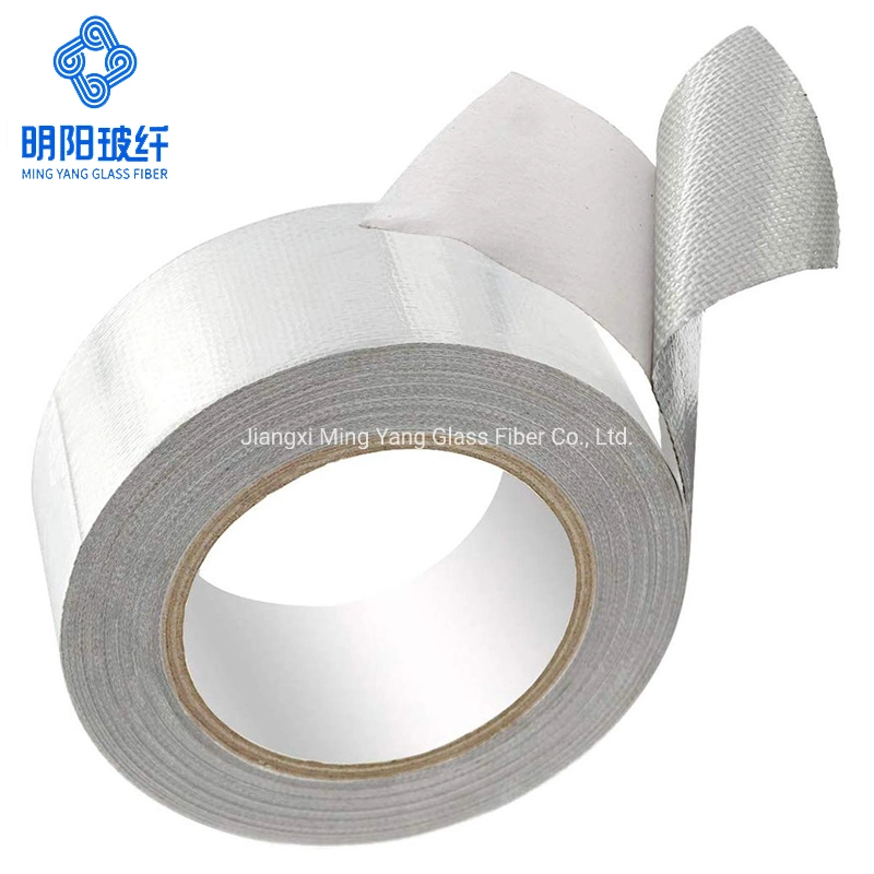 Pure/Glass Cloth/Grid Reinforced/Foil Pet Waterproof Fireproof Insulation Acrylic Adhesive Duct Aluminium Foil HVAC Tap