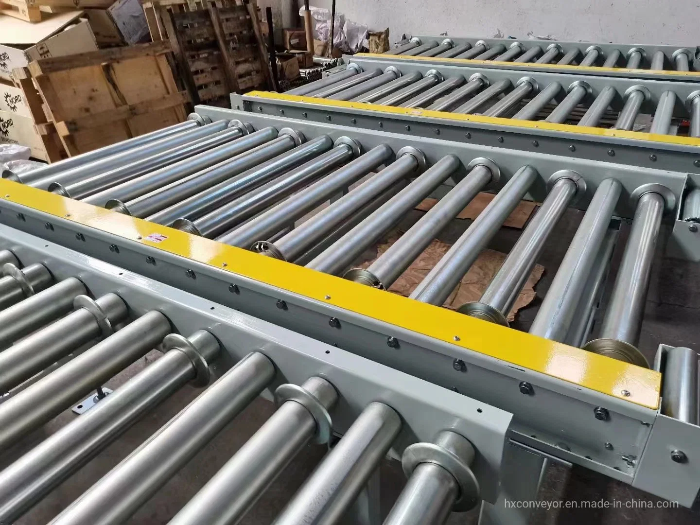 Conveyor Line Motor Driven Carbon Steel Roller Conveyor System