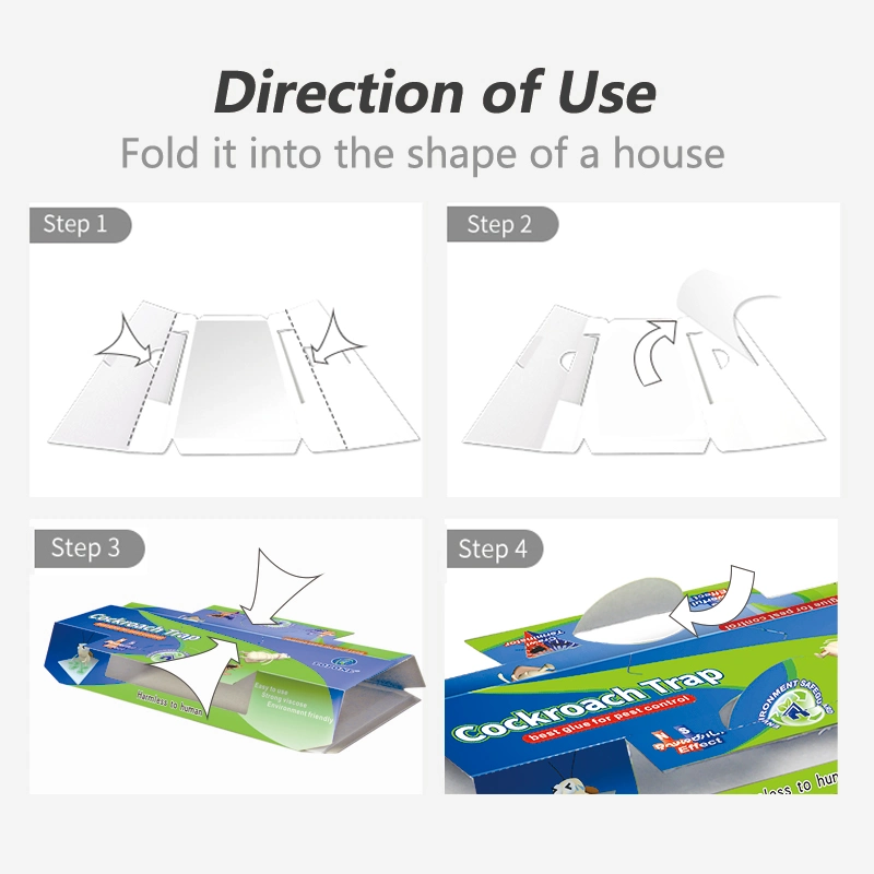 Topone Control de plagas Cockroach Killer Glue Trap Cockroach Glue House