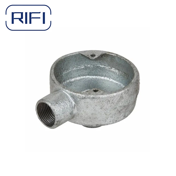 Galvanized Steel Pipe Fittings for Construction Malleable Iron Junction Box Factory Price