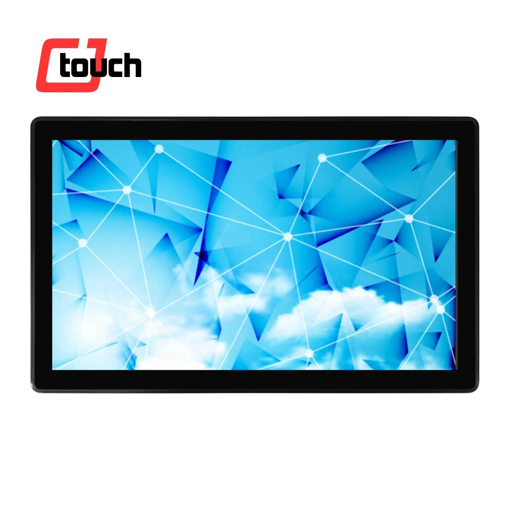 Pantalla táctil capacitiva de 18,5" de bastidor abierto, pantalla plana de 18,5" Pantalla LCD de kiosco impermeable Cjtouch