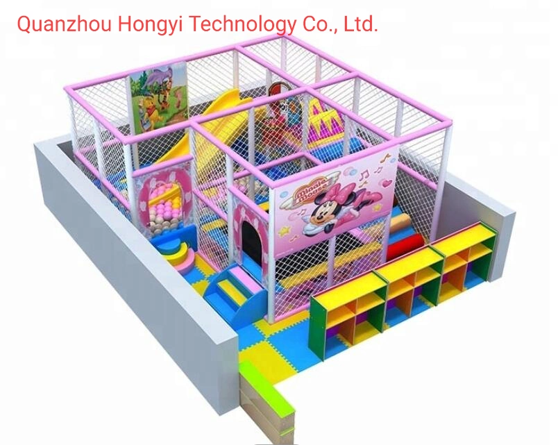 Ocean Theme Soft Foam Indoor Kids Soft Playground Equipment Children Mini Trampolin Park