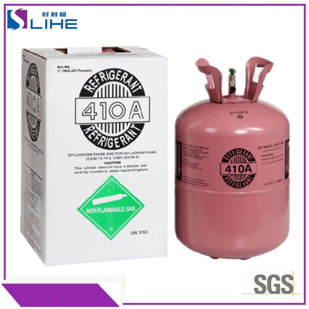 R410A Refrigerant Gas & R410 Gas Refrigerate 11.3kg Disposable Cylinder for South America