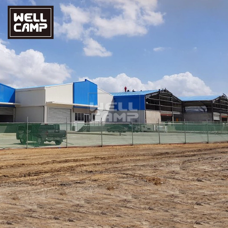 Wellcamp Large Space Steel Frame Building Prefabricated Steel Structure Sports Hall