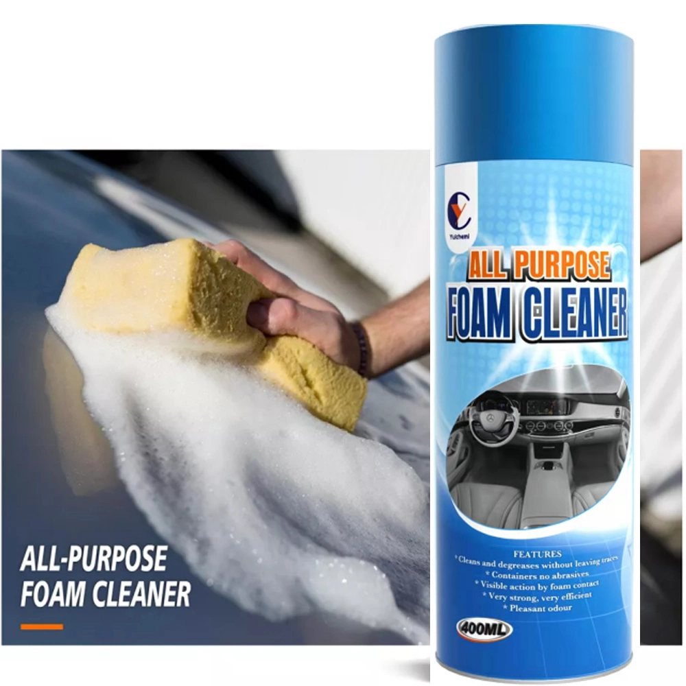 Car Cleaning Spray Multi-Purpose Foam Cleaner Multifunction Foam Cleaner with Brush