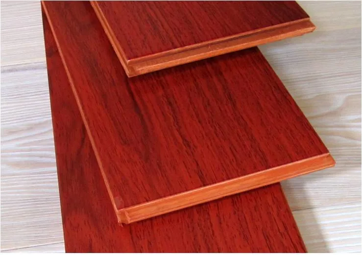 Padauk Engineered Flooring Multi-Ply Parquet Flooring for Residential